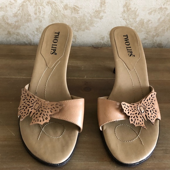 Two lips leather sandals - Picture 3 of 6